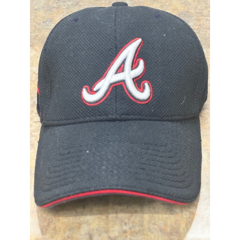 New Era Atlanta Braves MLB Batting Practice Cap Mens M-L Navy Blue Authentic